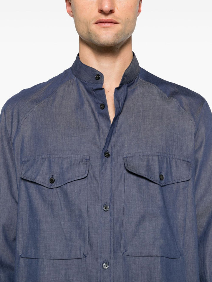 Emporio Armani Shirts Blue