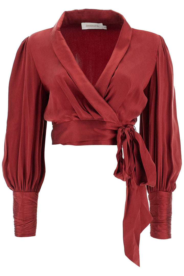 Zimmermann Silk Cropped Blouse