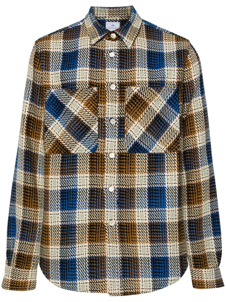 Ps By Paul Smith Shirts Brown