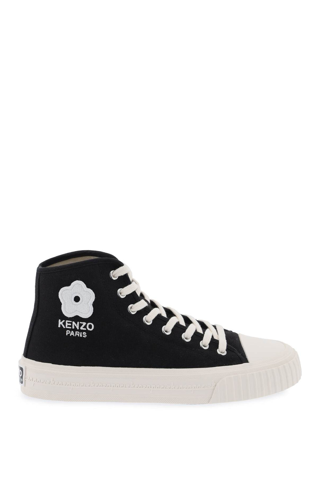 Kenzo Canvas Foxy High Top Sneakers   Nero