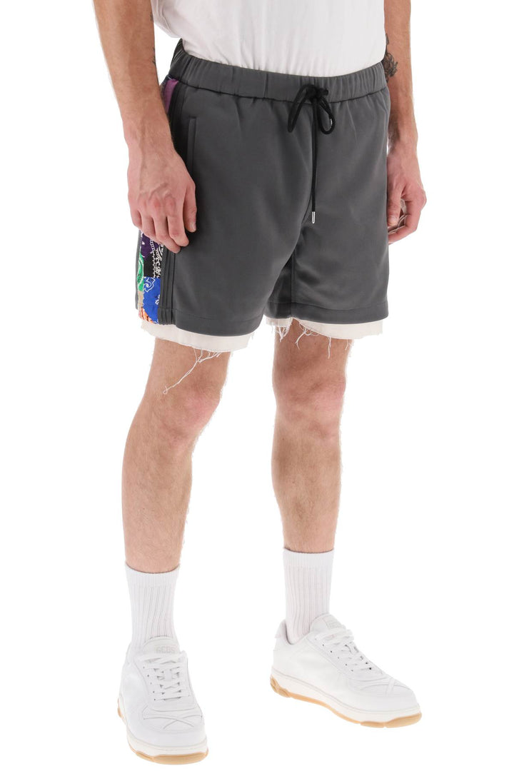 Children Of The Discordance Jersey Shorts With Bandana Bands   Grigio