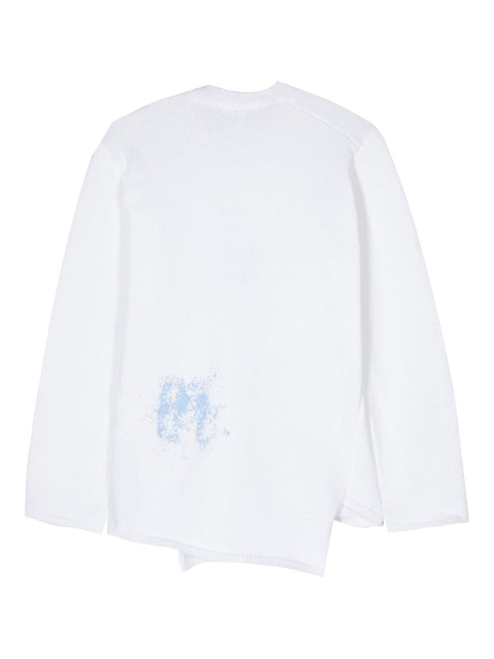 Comme Des Garcons Sweaters White