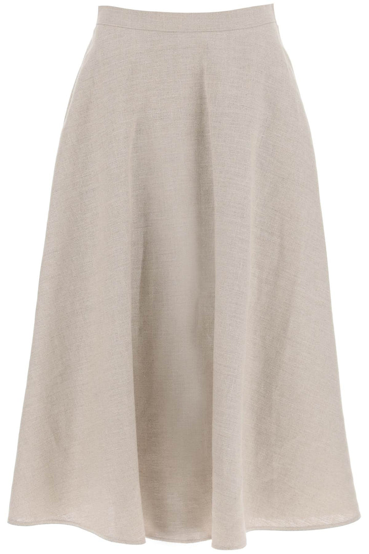 Valentino Garavani linen canvas skirt for women