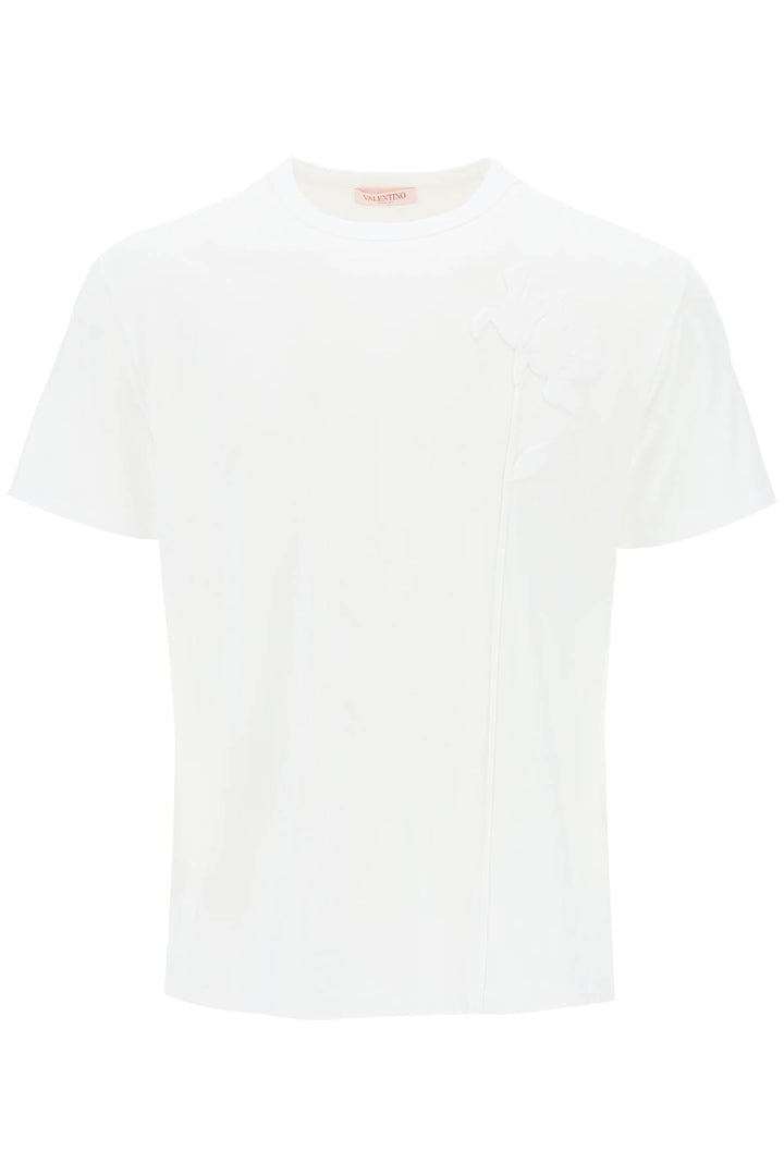 Valentino Garavani flower embroidered t-shirt