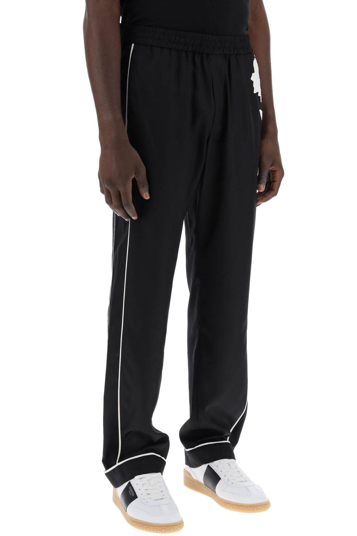 Valentino Garavani silk poplin trousers