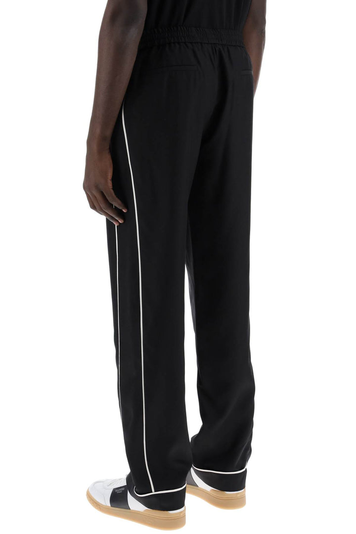 Valentino Garavani silk poplin trousers