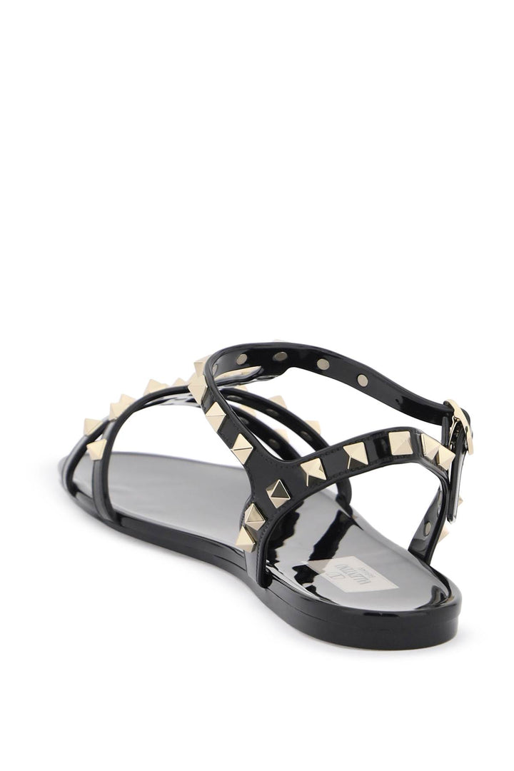 Valentino Garavani Rubber Rockstud Sandals