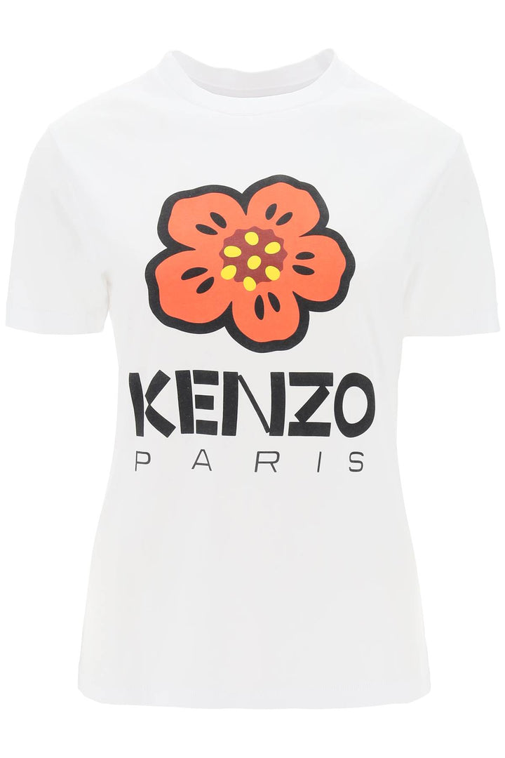 Kenzo Boke Flower Printed T Shirt   White