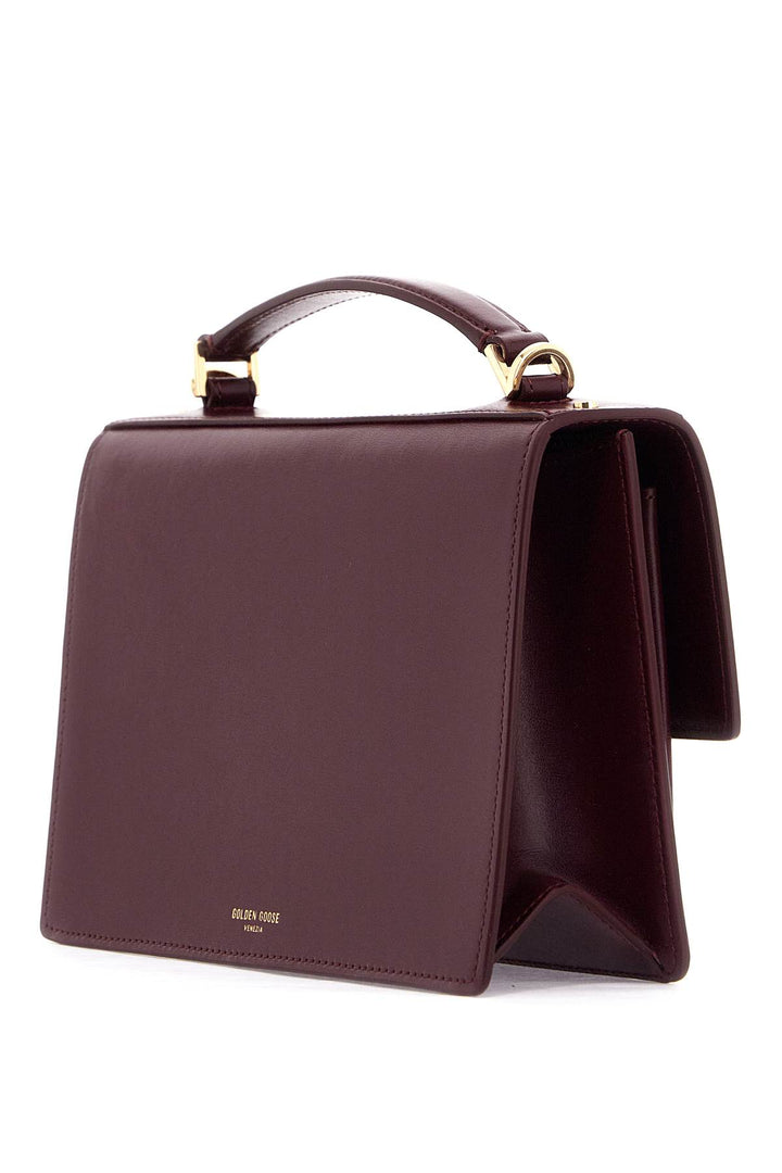 Golden Goose Venice Leather Handbag With Palmell   Purple
