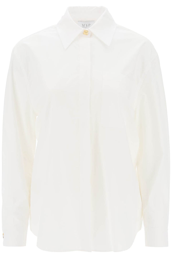 Mvp Wardrobe 'Matteotti' Cotton Shirt   Bianco