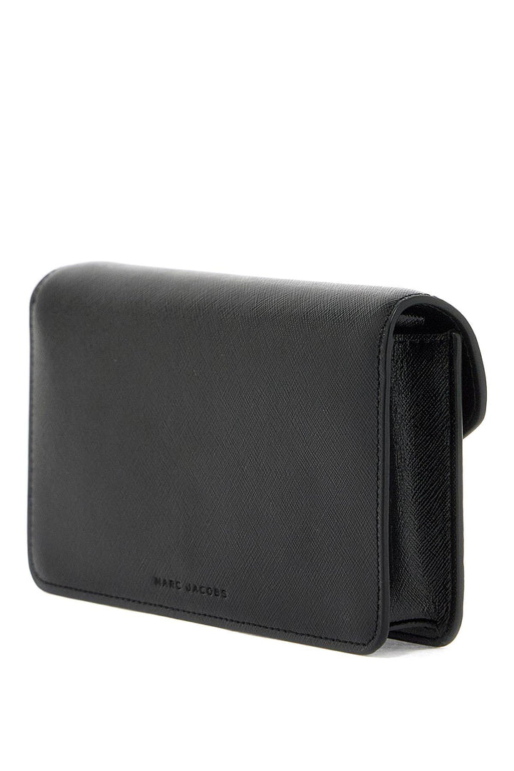Marc Jacobs Mini Crossbody Chain Wallet Bag   Black