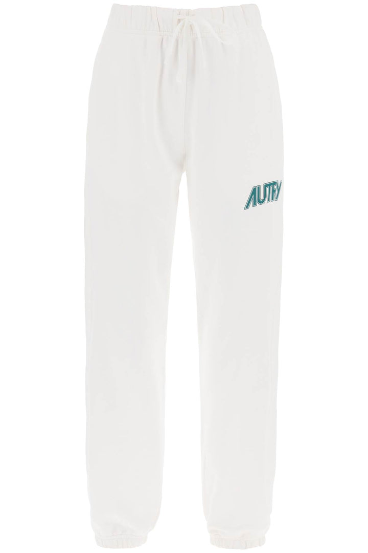 Autry Joggers With Logo Print   White
