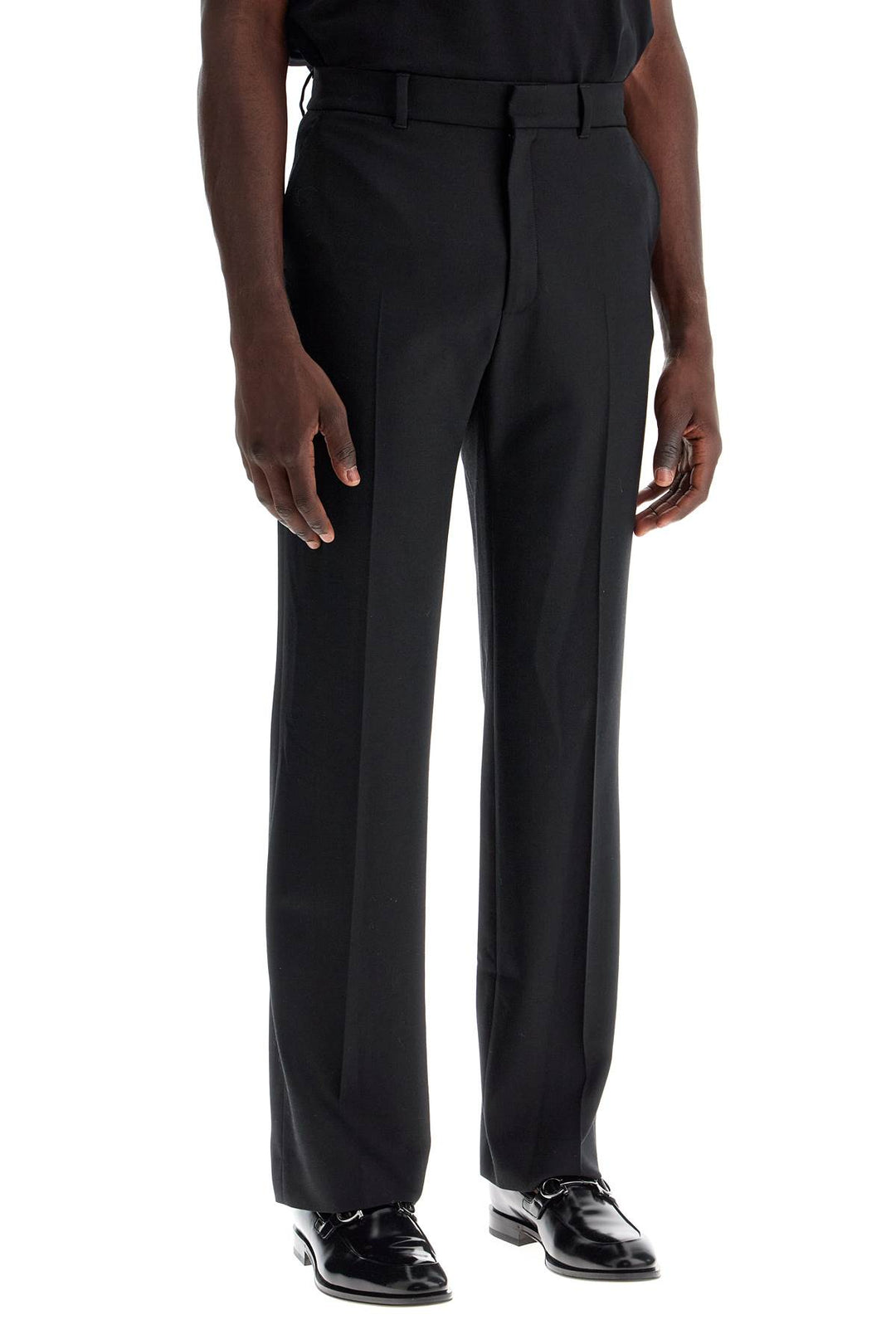 Casablanca Tailored Slim Fit Trousers   Black