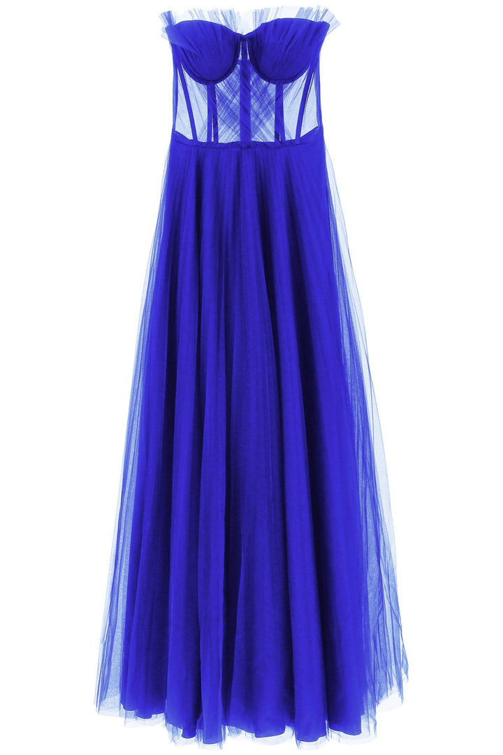 1913 Dresscode Long Bustier Dress   Blu