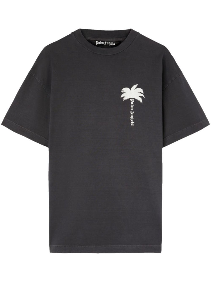 Palm Angels T Shirts And Polos Grey