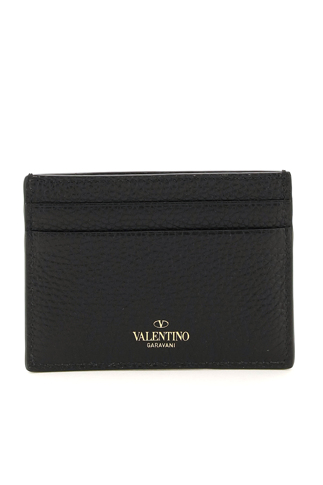 Valentino Garavani Rockstud Card Holder   Black