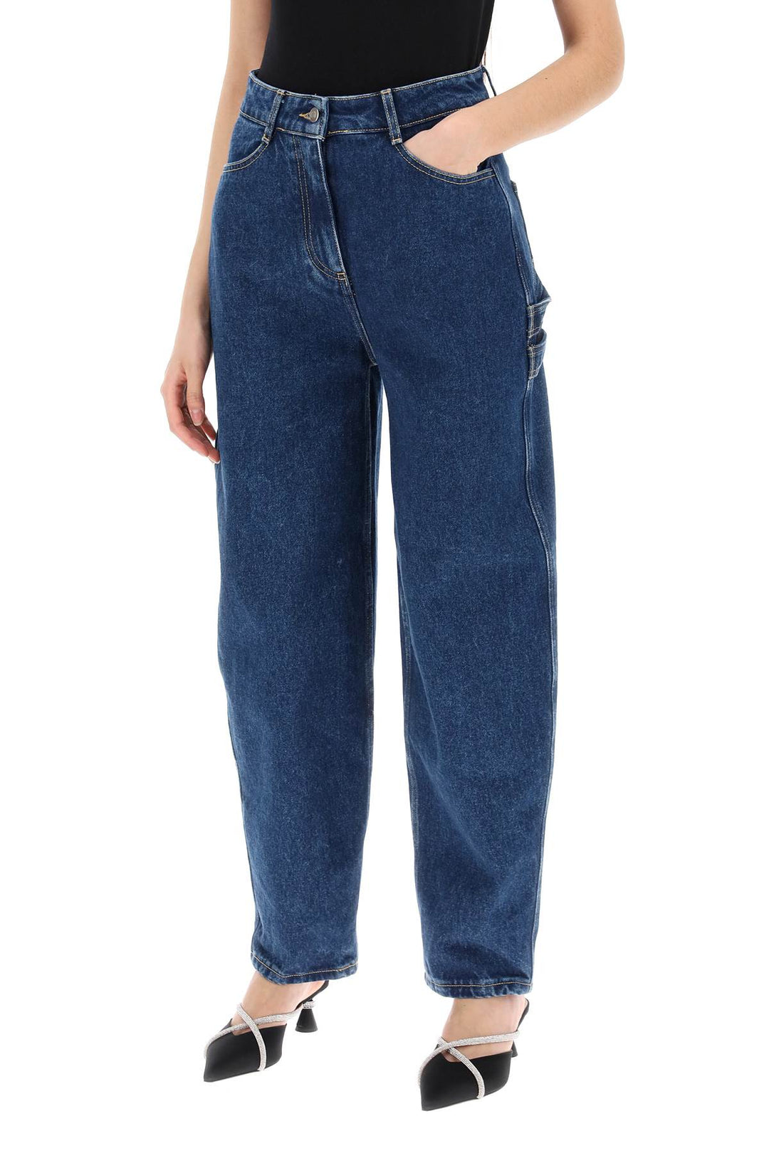 Saks Potts Organic Denim Helle Jeans In   Blu