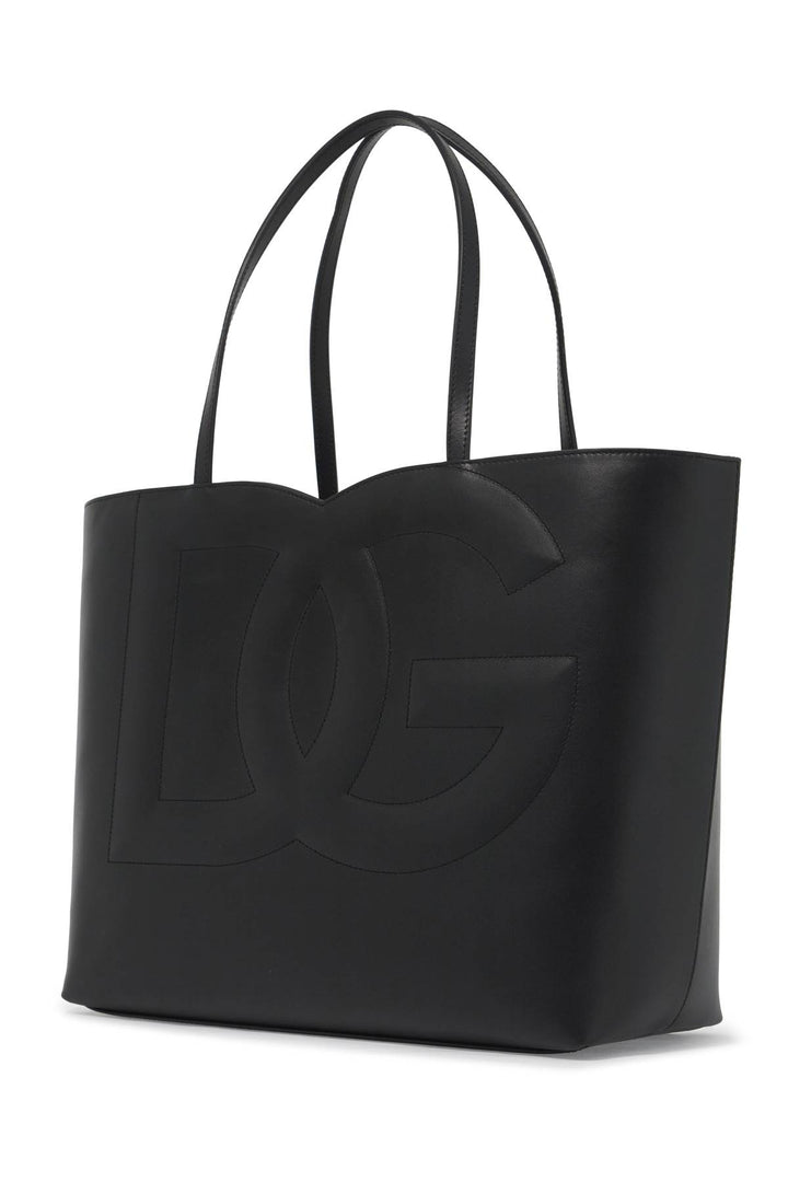 Dolce & Gabbana Dg Logo Tote Bag   Black