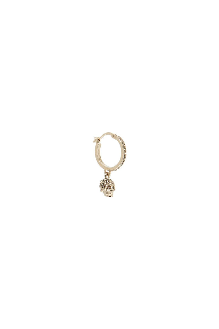 Alexander Mcqueen earrings with hoop skull-shaped