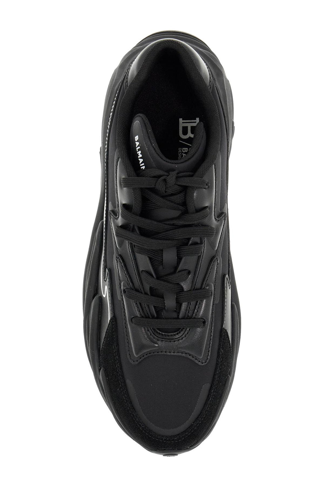 Balmain Running Row Sneakers   Black