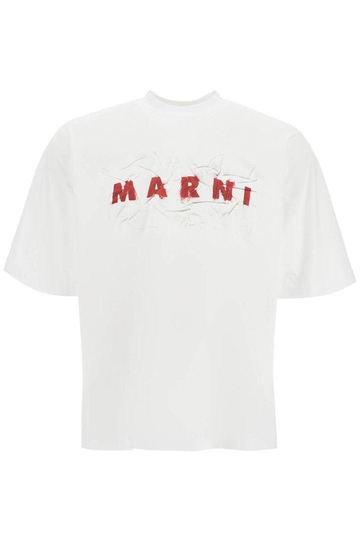 Marni Organic Cotton T Shirt   White