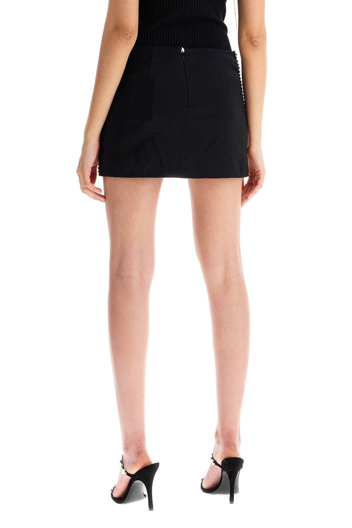 The Attico Rue Mini Skirt With   Black