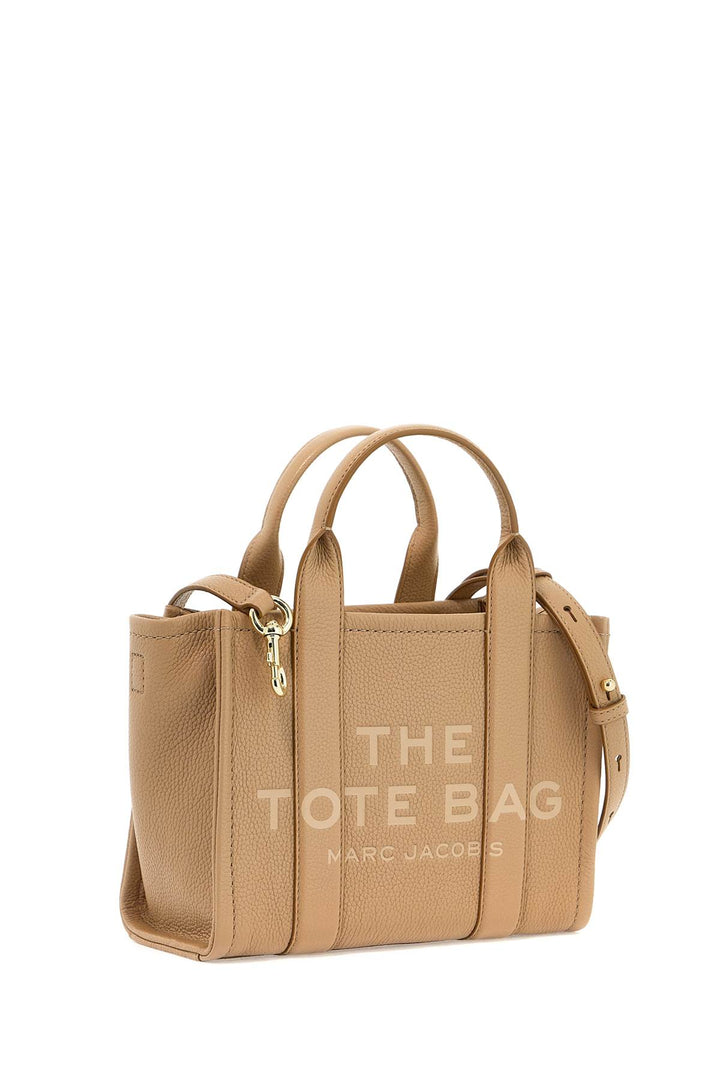 Marc Jacobs The Leather Small Tote Bag   Beige