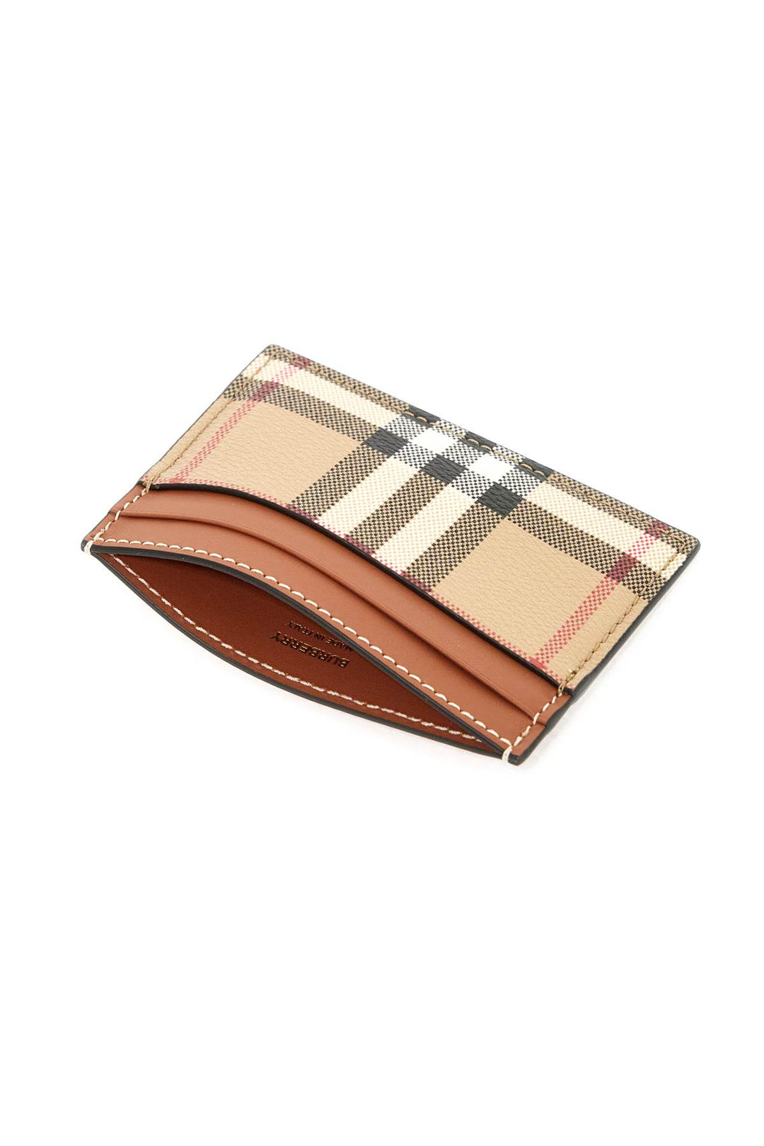 Burberry Book Holder In Faux Leather   Beige