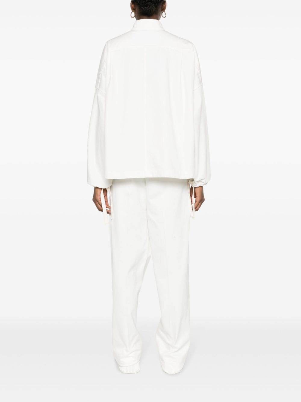 Jil Sander Plus Coats White