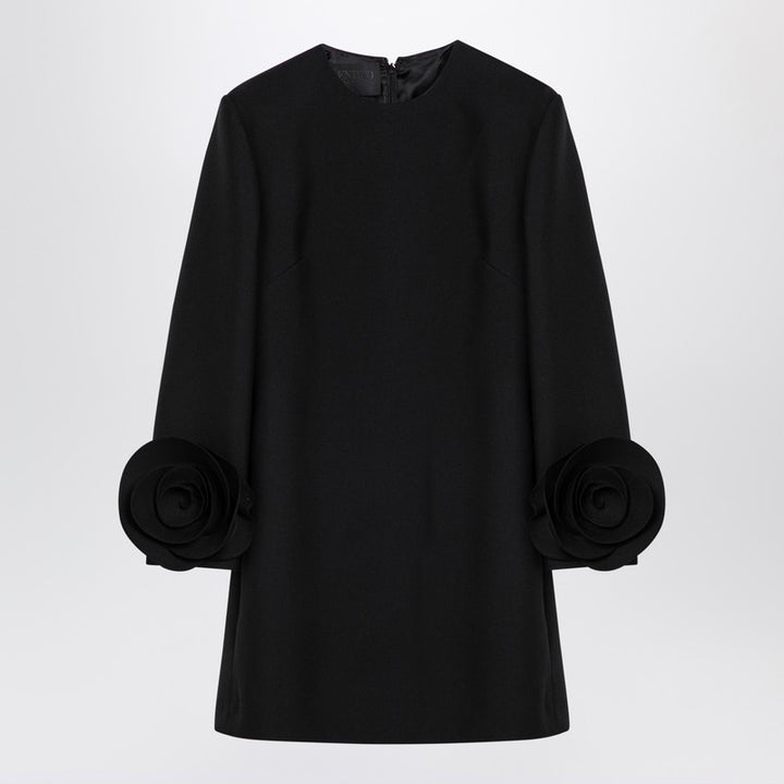Valentino mini dress with rose appliqué