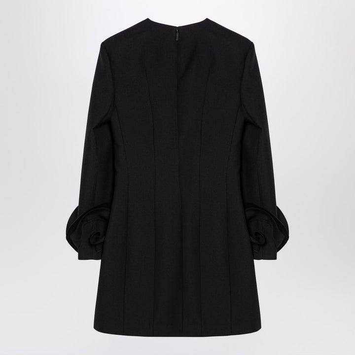 Valentino mini dress with rose appliqué
