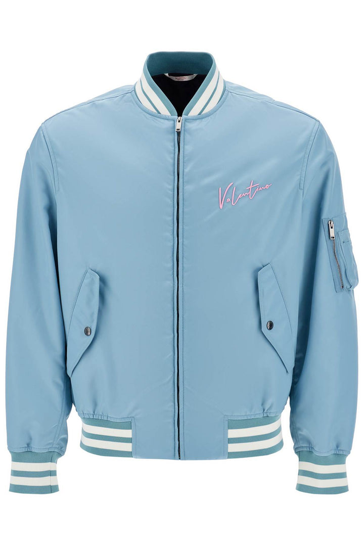 Valentino Garavani nylon bomber jacket