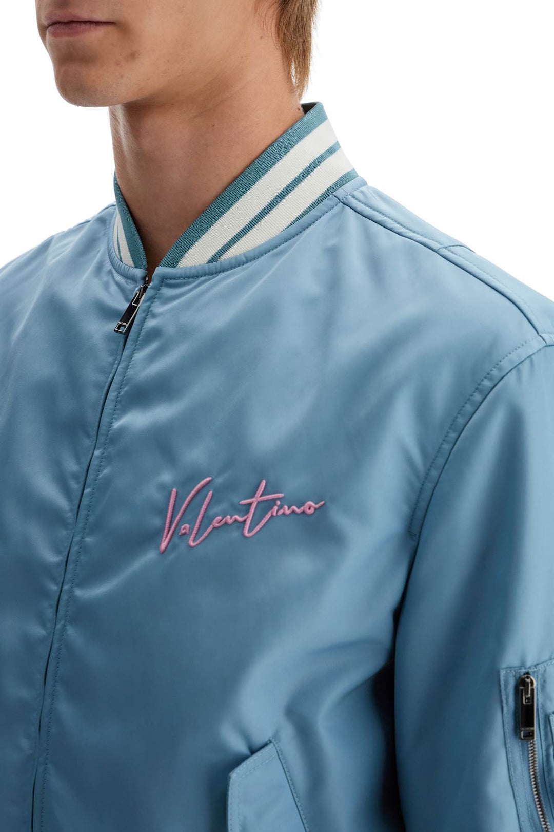 Valentino Garavani nylon bomber jacket