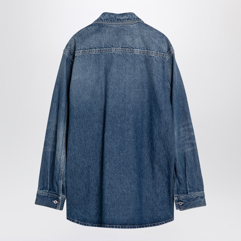 Valentino V detail denim shirt