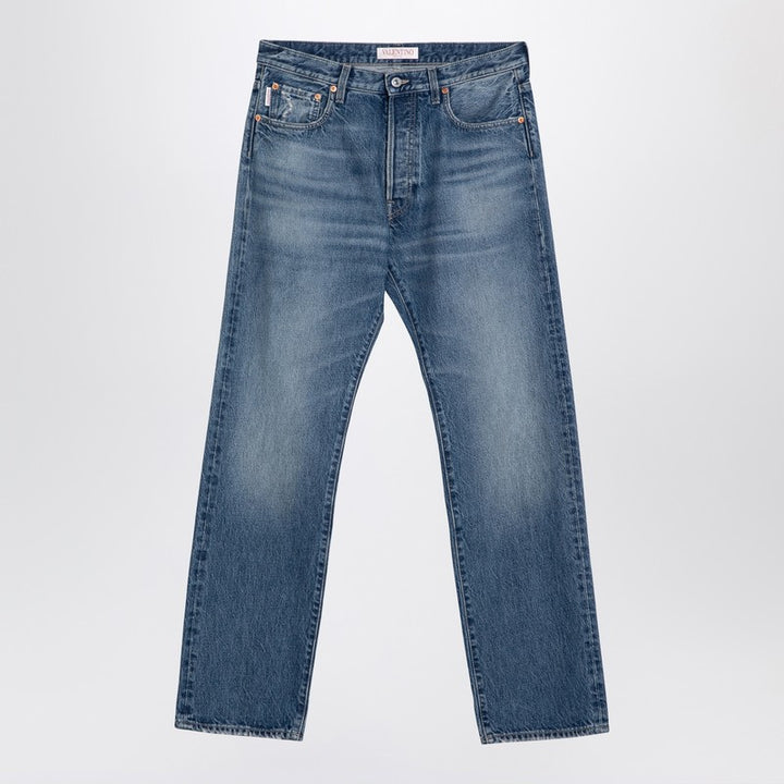 Valentino washed-effect denim jeans