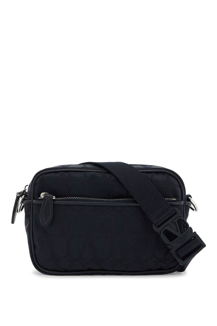 Valentino Garavani black iconographe crossbody bag