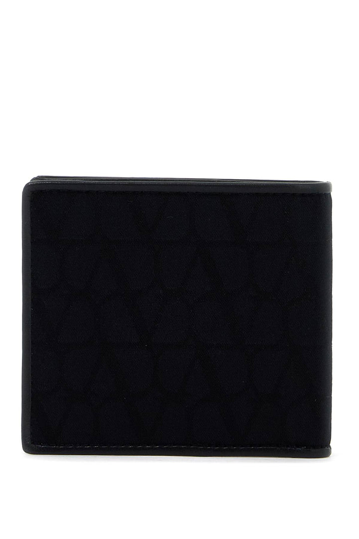 Valentino Garavani Iconographic Toile Wallet