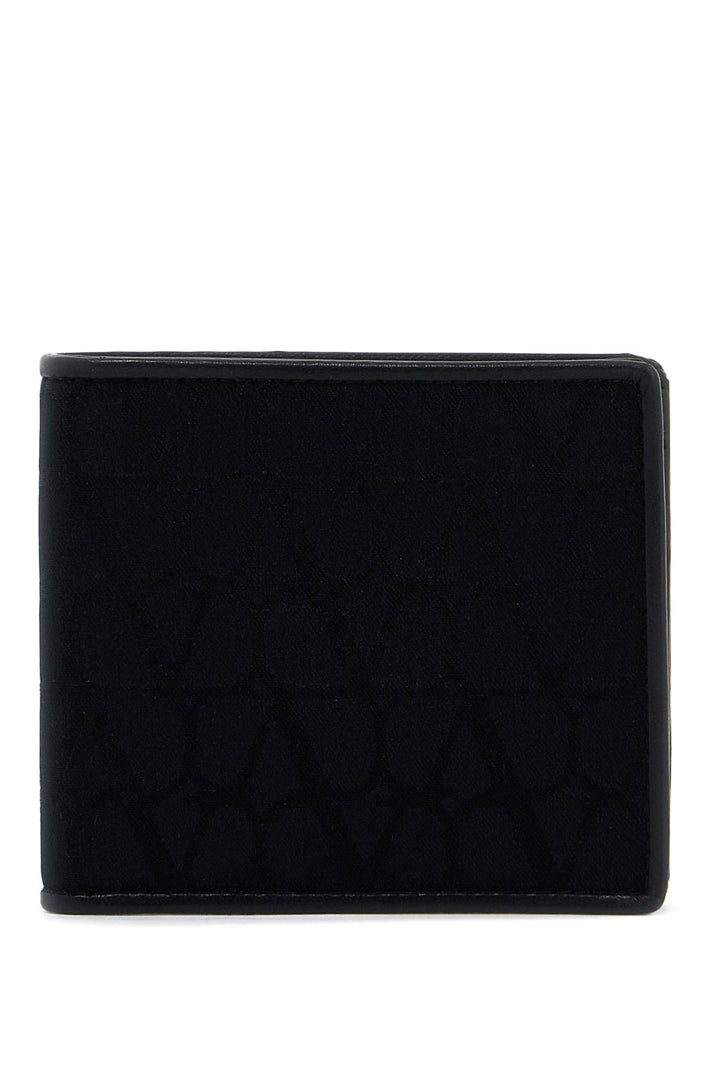 Valentino Garavani Iconographic Toile Wallet