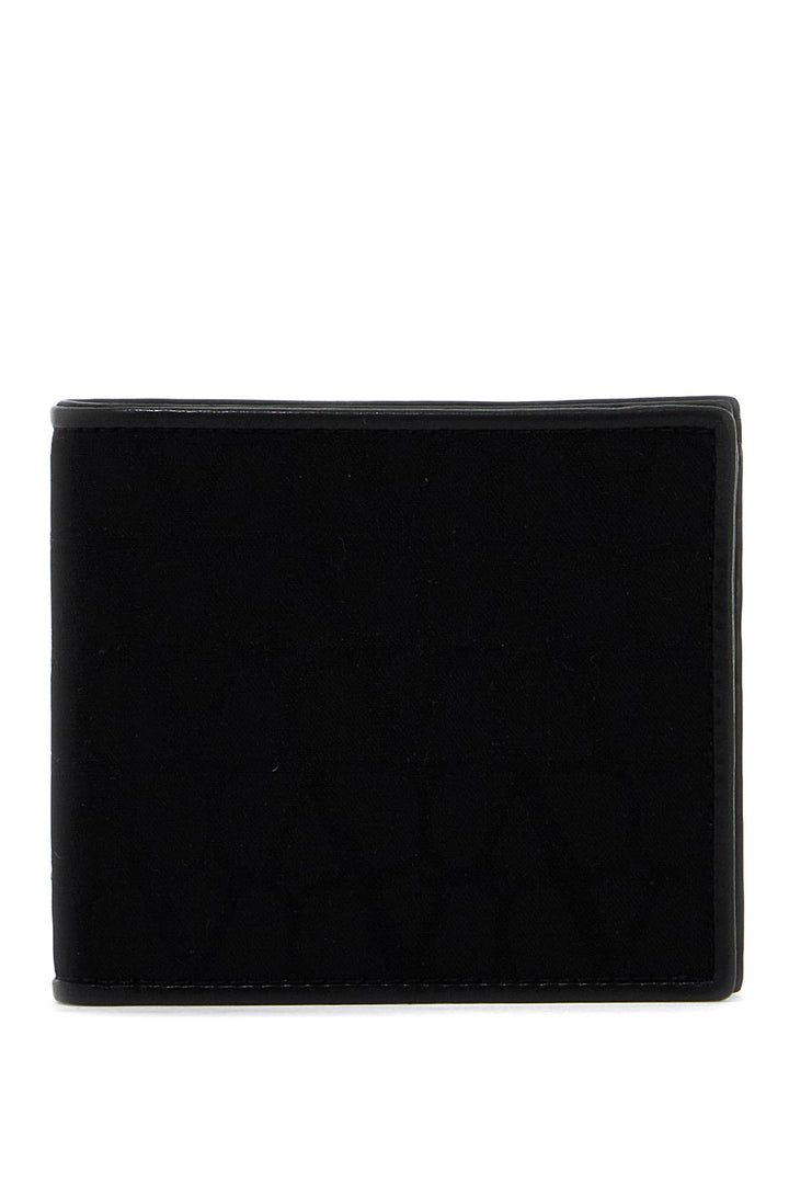 Valentino Garavani Iconographic Toile Wallet