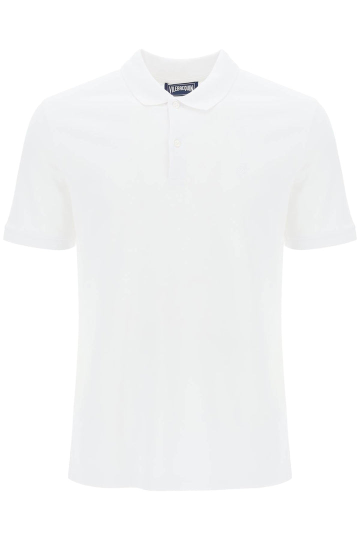 Vilebrequin Regular Fit Cotton Polo Shirt   Bianco