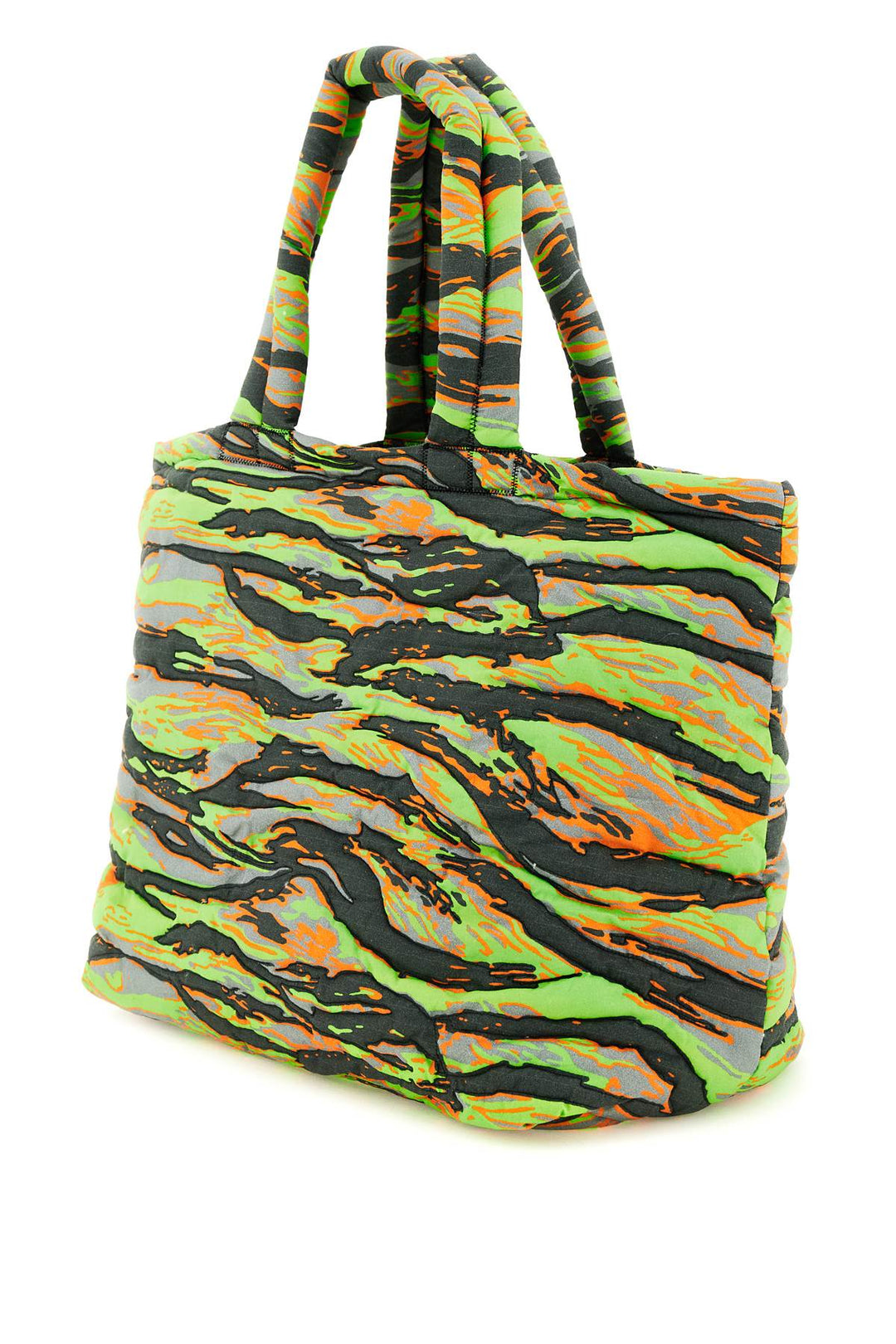 Erl Camouflage Puffer Bag   Grigio