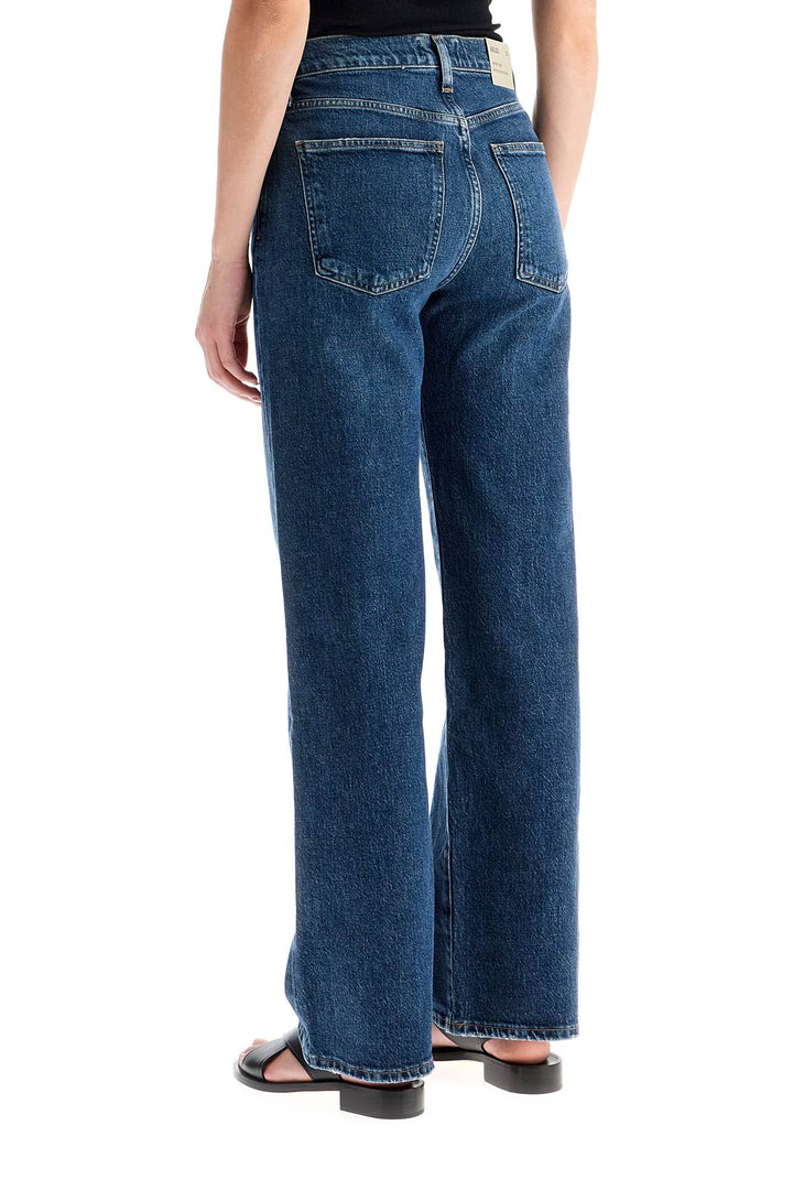 Agolde Straight Harper Jeans For Women   Blue