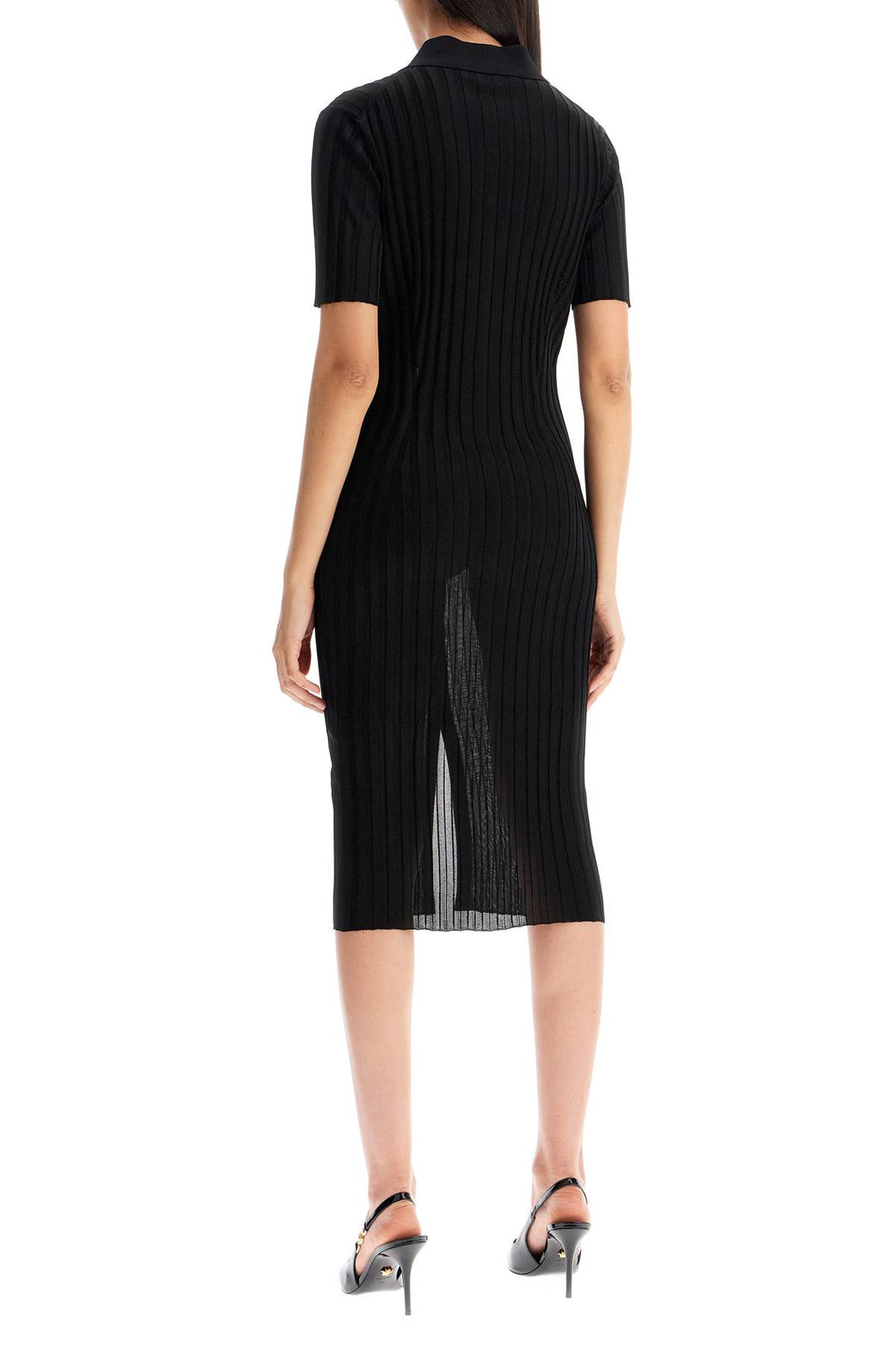 Versace Knitted Blouse Shirt   Black