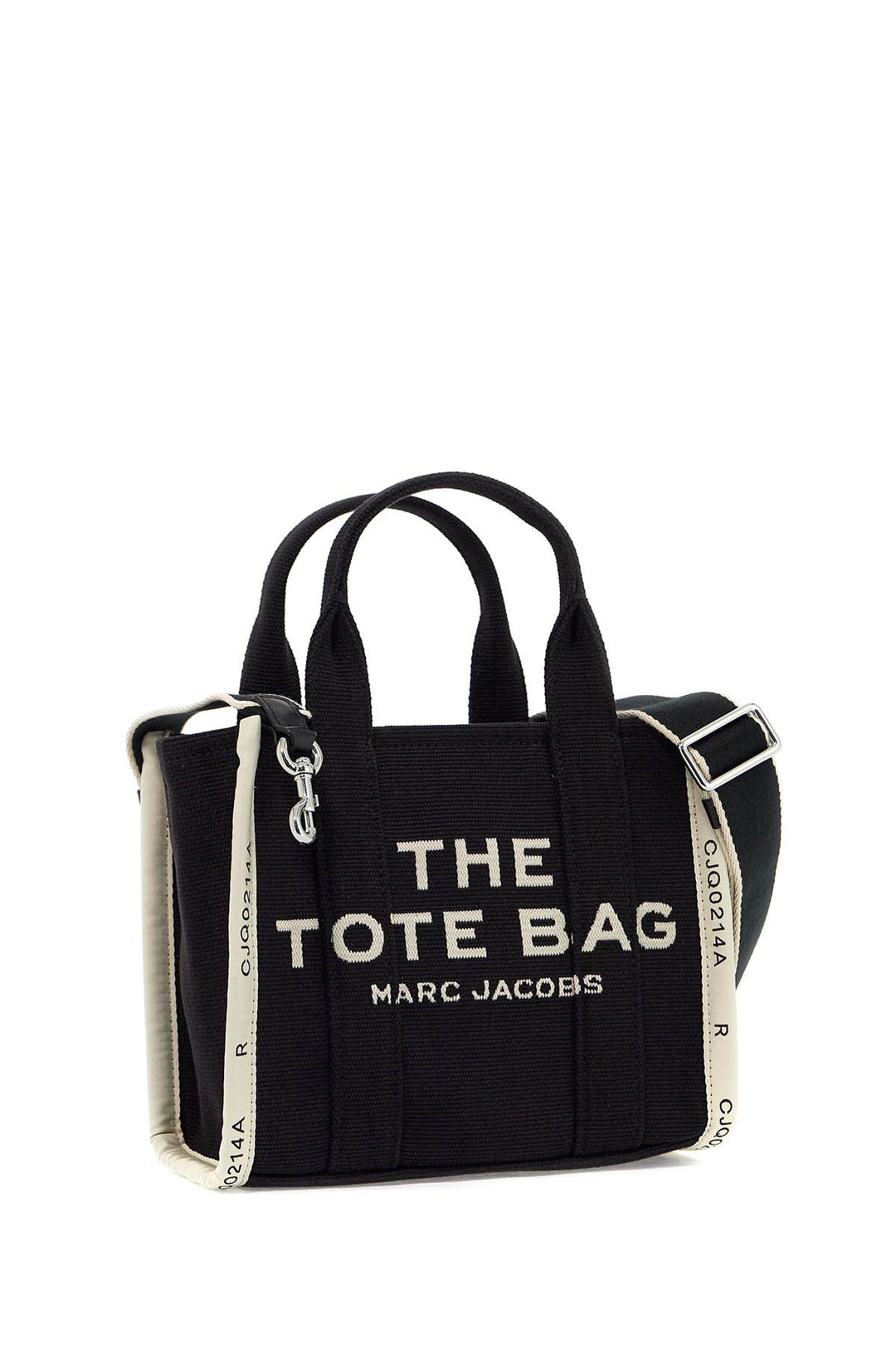 Marc Jacobs The Jacquard Small Tote Bag   Black