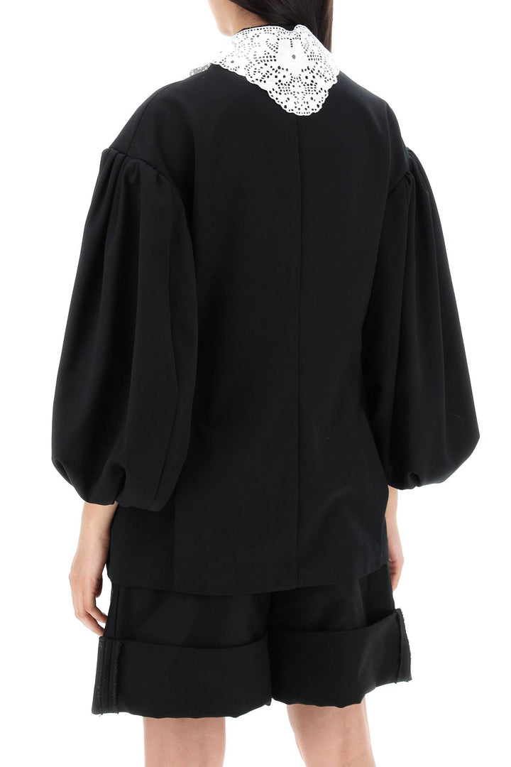 Simone Rocha "oversized blazer with lace