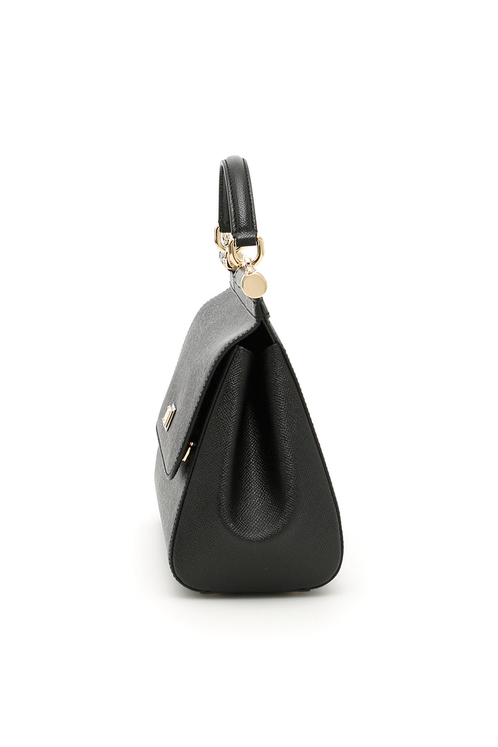 Dolce & Gabbana Medium Sicily Handbag   Black