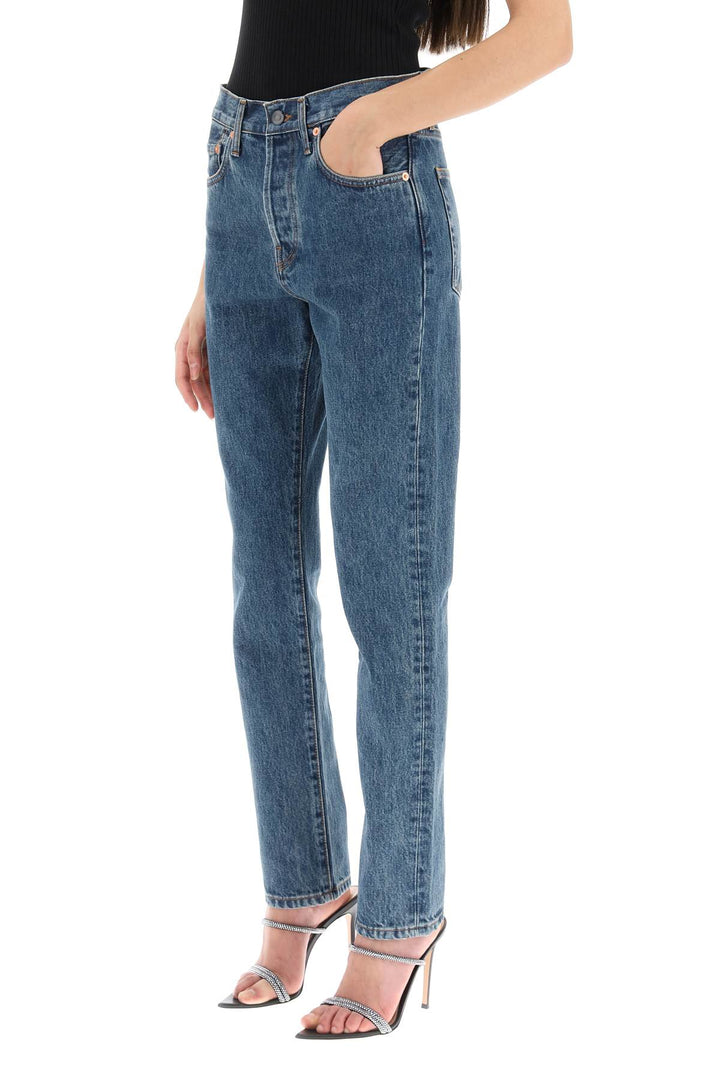 Wardrobe.Nyc Slim Jeans With Acid Wash   Blu
