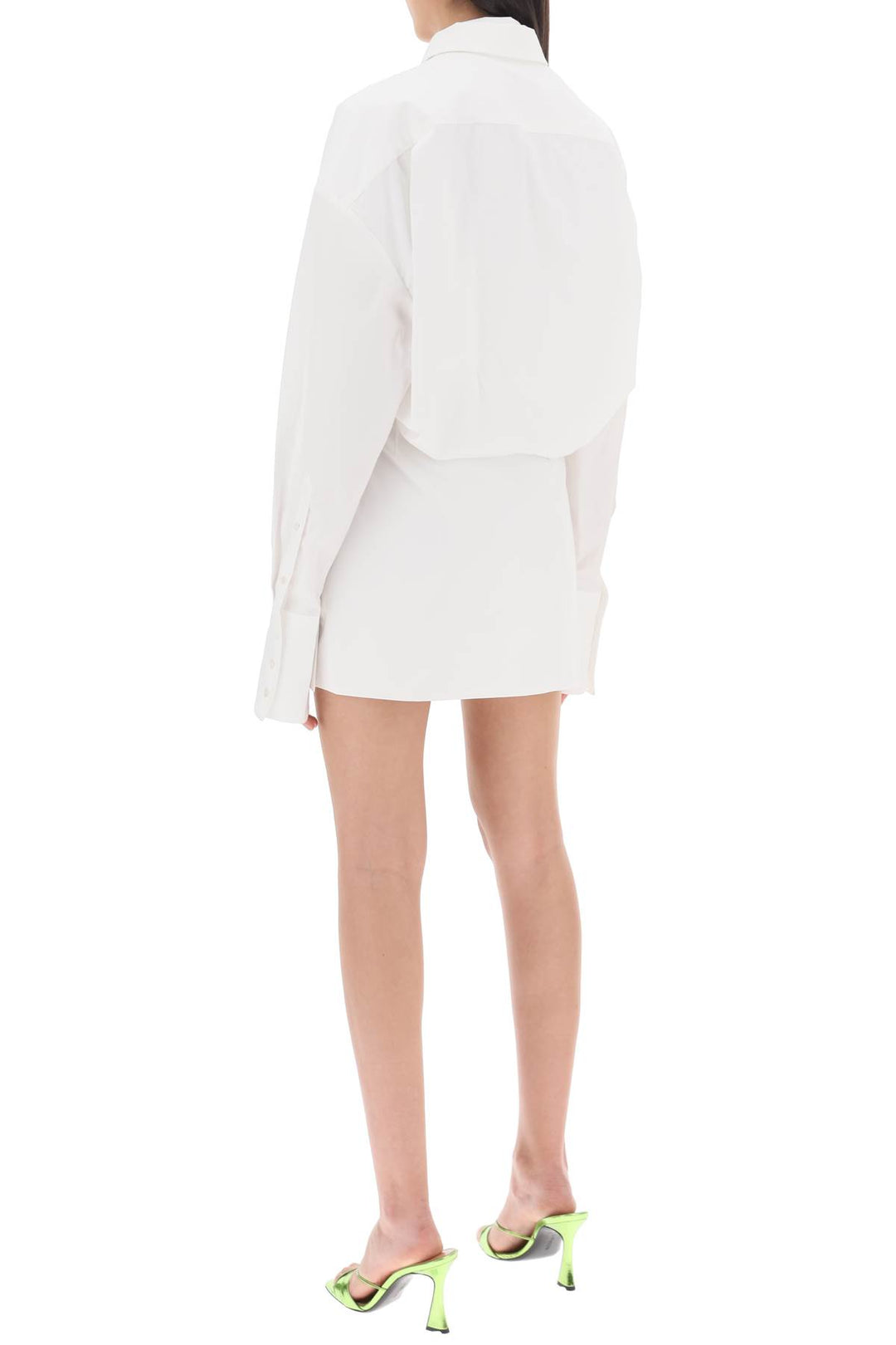 Interior nuno mini shirt dress