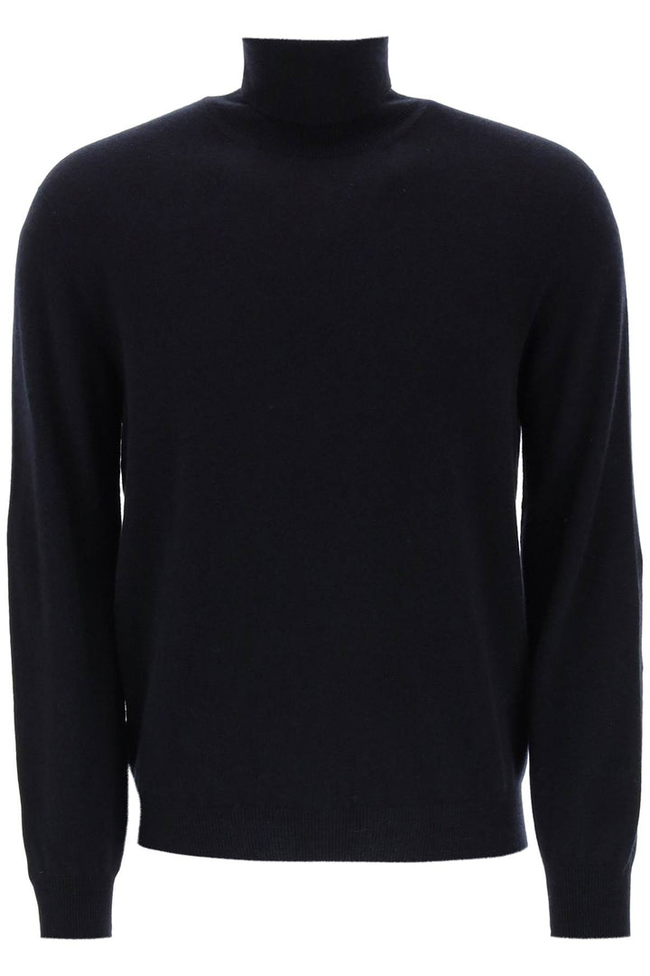 Agnona Seamless Cashmere Turtleneck Sweater   Blu