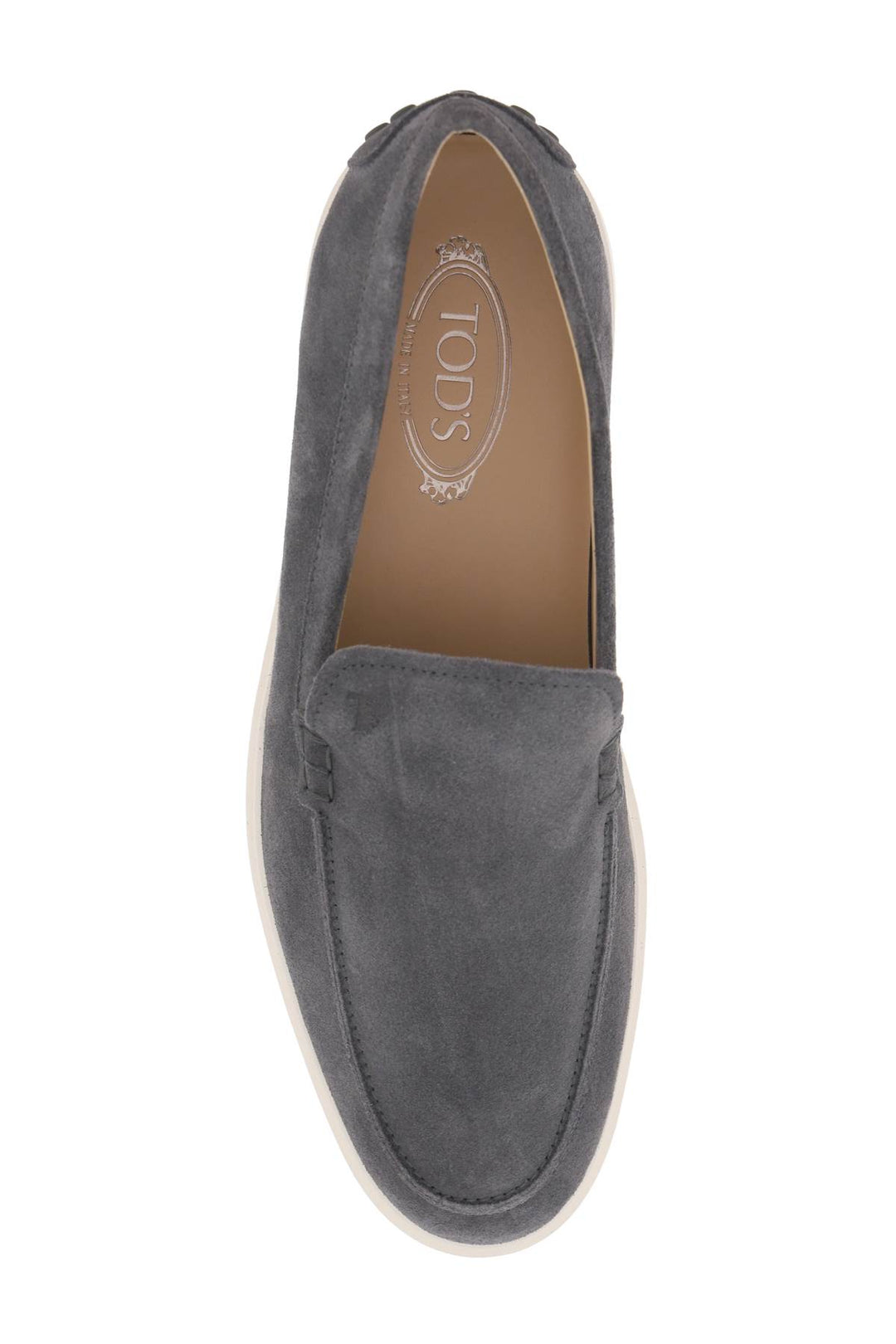 Tod's Suede Loafers   Grey